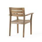 Ensemble de salle à manger rectangulaire 7 pièces en bois d'acacia Stamford par Christopher Knight Home