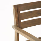 Ensemble de salle à manger rectangulaire 7 pièces en bois d'acacia Stamford par Christopher Knight Home