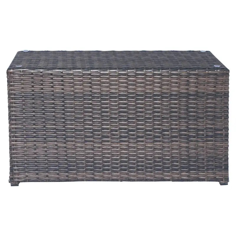 Ensemble de canapé d'angle 6 pièces en osier marron Lucca de Living Source International