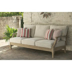 Signature Design by Ashley Ensemble d'extérieur 2 pièces Clare View beige – 81 larg. x 35 prof. x 32 haut.