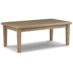 Signature Design by Ashley Ensemble d'extérieur 2 pièces Clare View beige – 81 larg. x 35 prof. x 32 haut.