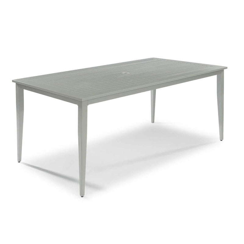 Ensemble de salle à manger d'extérieur 7 pièces en aluminium Captiva gris - 71 x 29 x 40