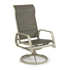 Ensemble de salle à manger d'extérieur 5 pièces Captiva avec table ronde de 42 po et quatre chaises pivotantes par Homestyles