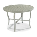 Ensemble de salle à manger d'extérieur 5 pièces Captiva avec table ronde de 42 po et quatre chaises pivotantes par Homestyles