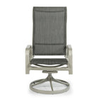 Ensemble de salle à manger d'extérieur 5 pièces Captiva avec table ronde de 42 po et quatre chaises pivotantes par Homestyles