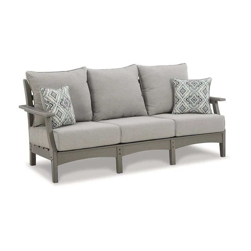 Signature Design by Ashley Visola Gris Ensemble d'extérieur 3 pièces - 80L x 33P x 37H