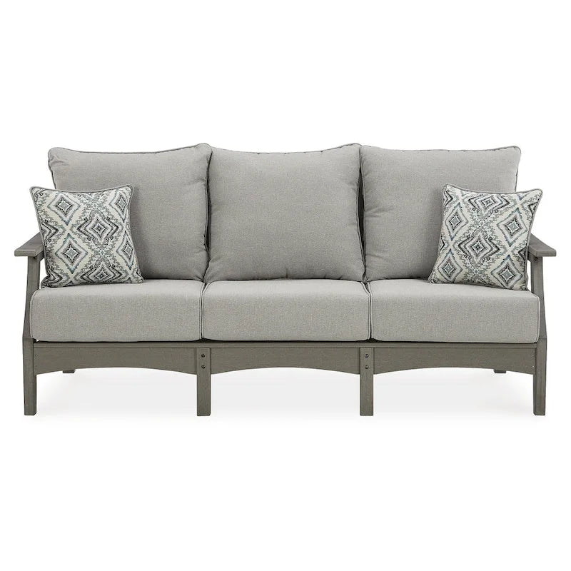 Signature Design by Ashley Visola Gris Ensemble d'extérieur 3 pièces - 80L x 33P x 37H