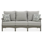 Signature Design by Ashley Visola Gris Ensemble d'extérieur 3 pièces - 80L x 33P x 37H