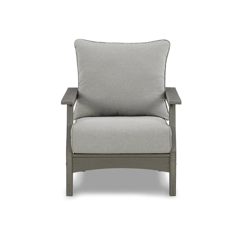 Signature Design by Ashley Visola Gris Ensemble d'extérieur 3 pièces - 80L x 33P x 37H