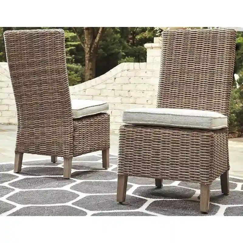 Ensemble de salle à manger d'extérieur 7 pièces Signature Design by Ashley Beachcroft Beige - 84.25 L x 42.25 P x 29.25 H