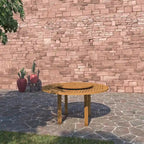Table de salle à manger de patio Amazonia Rubi Outdoor Lazy Susan