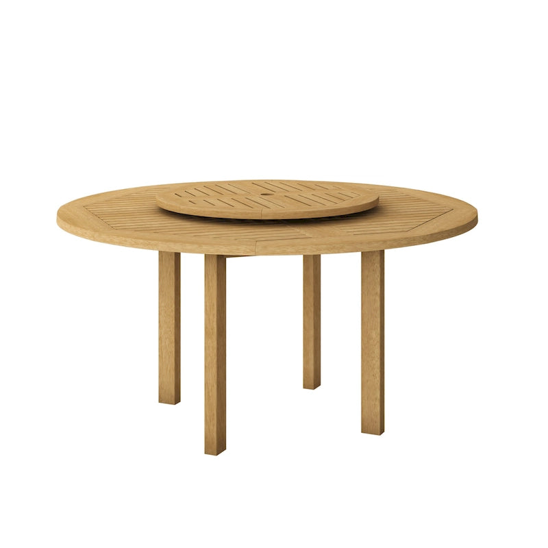 Table de salle à manger de patio Amazonia Rubi Outdoor Lazy Susan