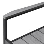 Ensemble de salle à manger d'extérieur 5/7/9 pièces, 4/6/8 chaises de salle à manger, 1 table extensible rectangulaire en aluminium