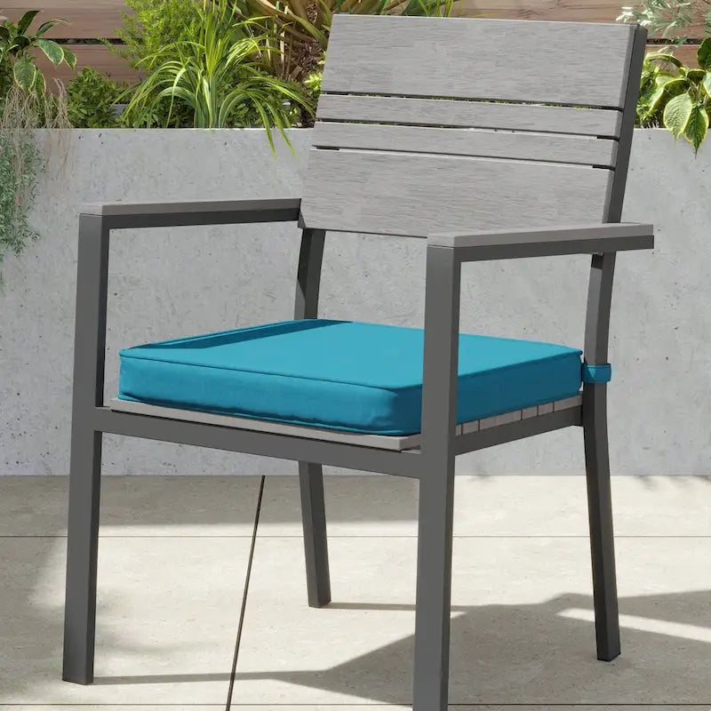 Ensemble de salle à manger d'extérieur Corvus Orville 7 pièces en aluminium avec plateau de table en WPC