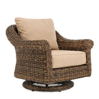 Fauteuil de salon inclinable et pivotant Cayman Sunbrella, Heritage Brown