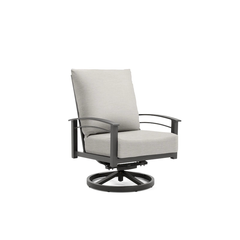 Fauteuil de jardin pivotant et à bascule Stanford Sunbrella à dossier haut