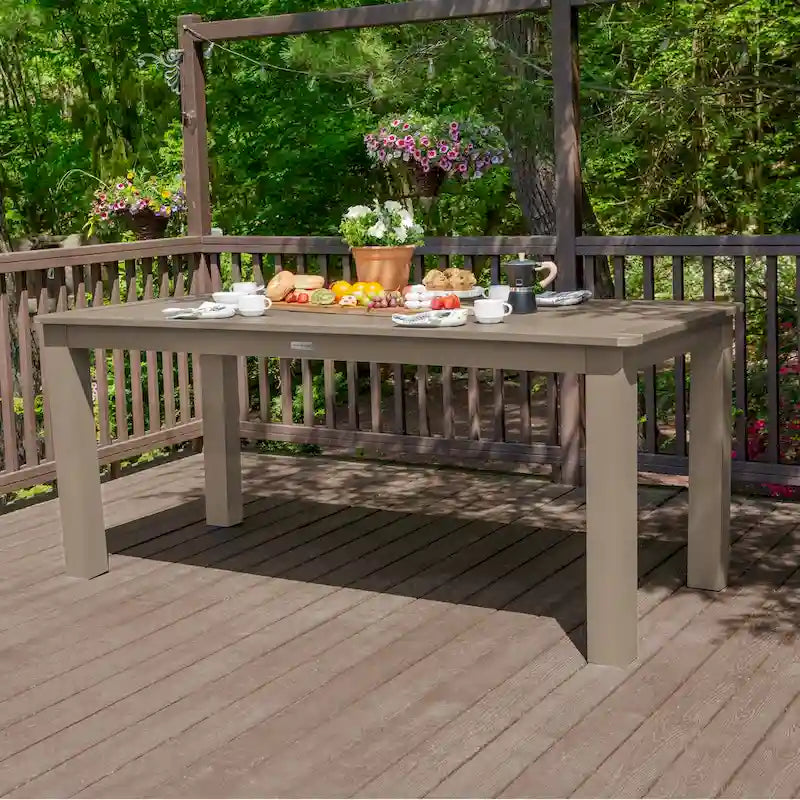 Table d'extérieur rectangulaire hauteur comptoir HIGHWOOD 42 x 84