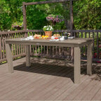 Table d'extérieur rectangulaire hauteur comptoir HIGHWOOD 42 x 84