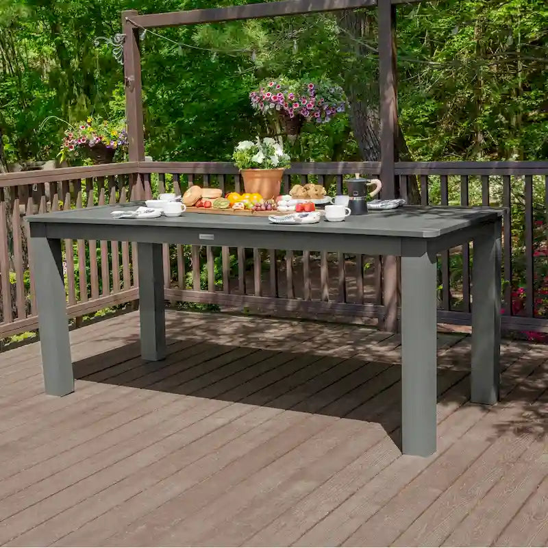 Table d'extérieur rectangulaire hauteur comptoir HIGHWOOD 42 x 84