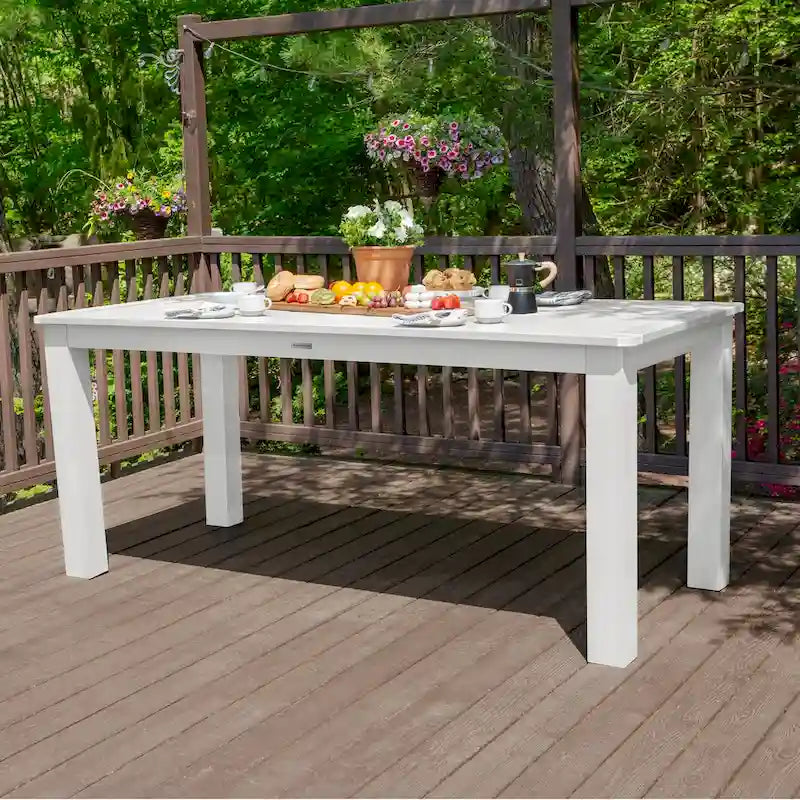 Table d'extérieur rectangulaire hauteur comptoir HIGHWOOD 42 x 84