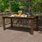 Table d'extérieur rectangulaire hauteur comptoir HIGHWOOD 42 x 84