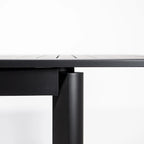 Table à manger d'extérieur rectangulaire extensible en aluminium DESwan 108 po x 39 po