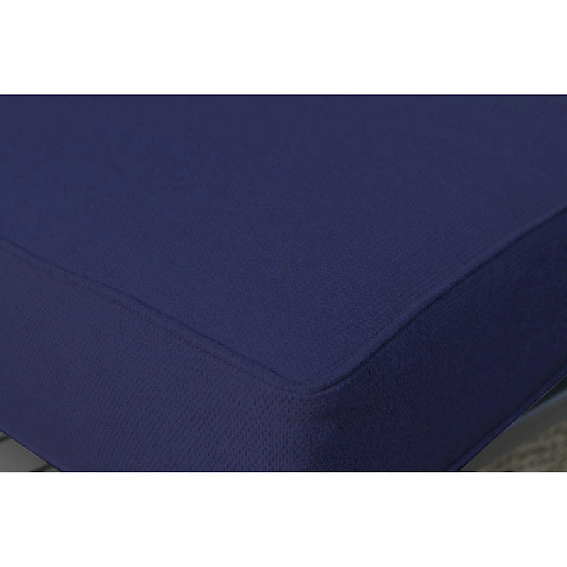Ensemble de conversation 7 pièces en osier avec coussin LSI Verona