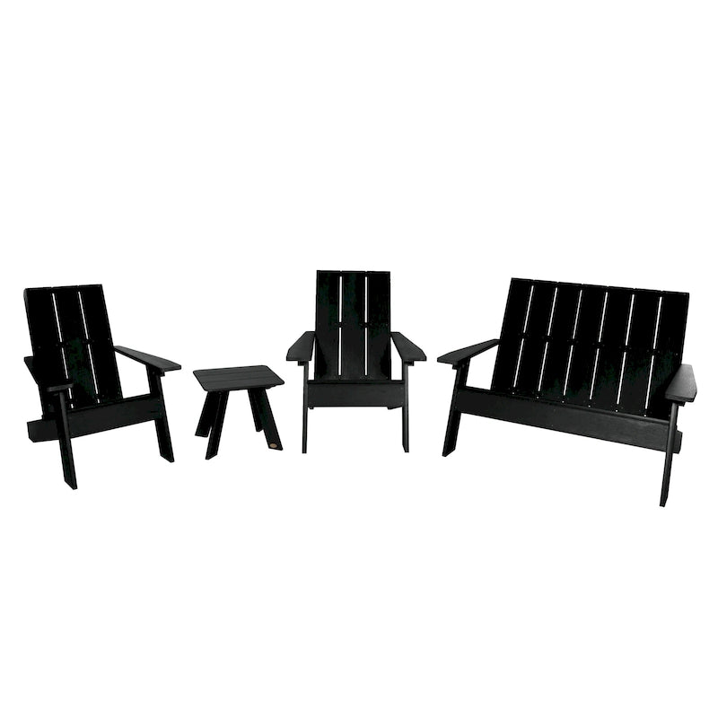 Ensemble de patio Adirondack Italica Modern 4 pièces