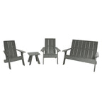 Ensemble de patio Adirondack Italica Modern 4 pièces
