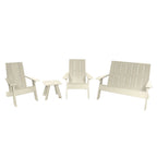 Ensemble de patio Adirondack Italica Modern 4 pièces