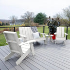 Ensemble de patio Adirondack Italica Modern 4 pièces