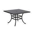 Table à manger carrée South Ponto Aluminum de 44 pouces