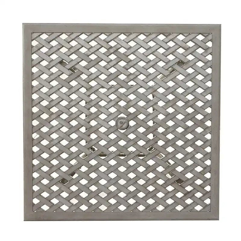 Table à manger carrée South Ponto Aluminum de 44 pouces