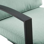 Ensemble de salle à manger d'extérieur Crosley Kaplan 5 pièces en métal - Table ronde et 4 chaises pivotantes