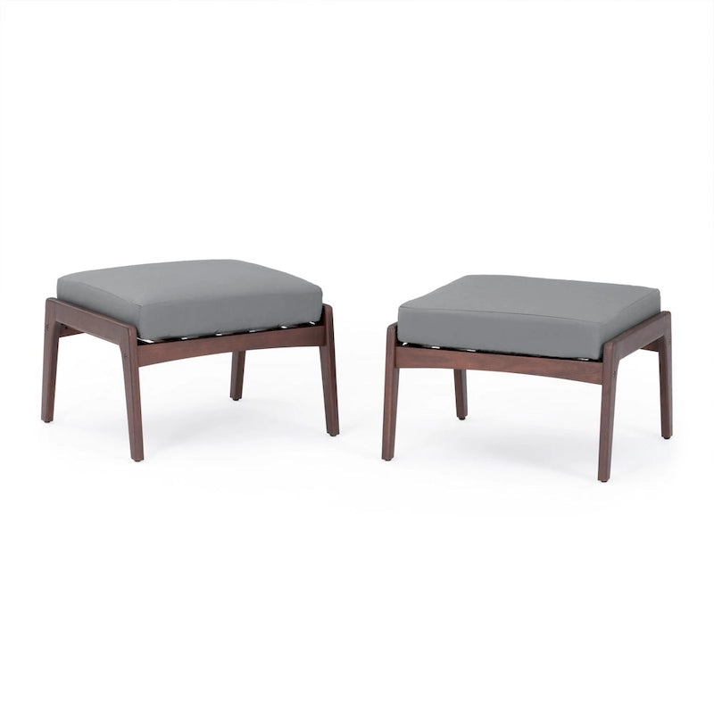Ensemble de 5 pièces pour salon de jardin Vaughn avec fauteuil de club et ottoman Sunbrella