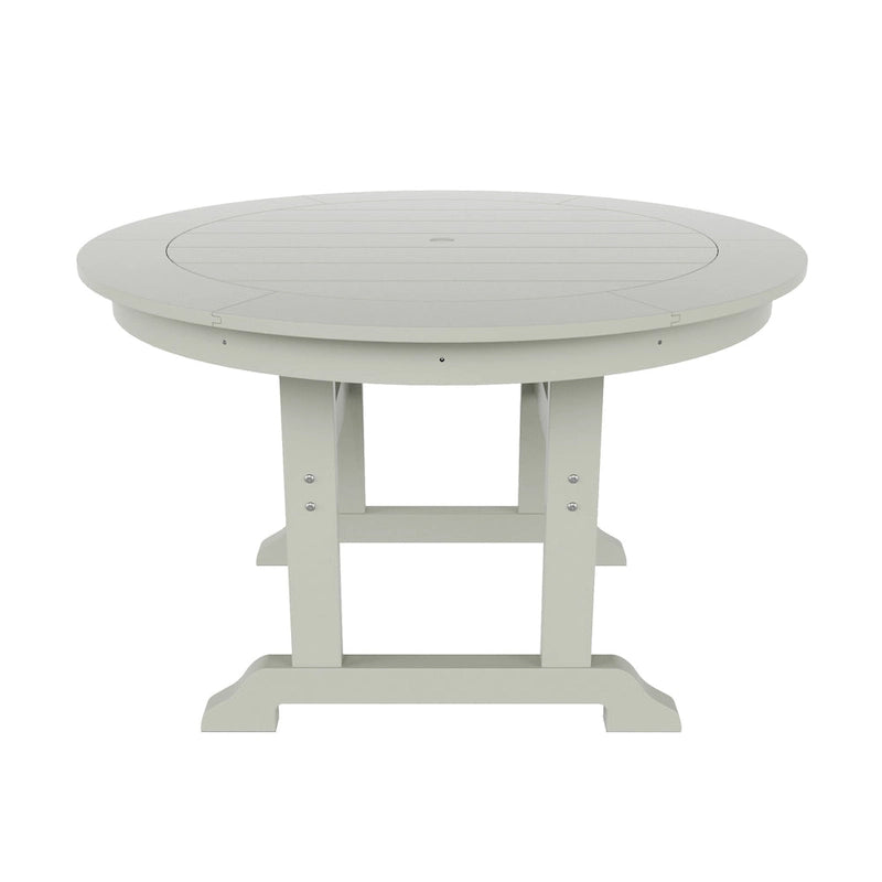 Ensemble de salle à manger extérieur 5 pièces rond Polytrends Altura en polyéthylène écologique résistant aux intempéries