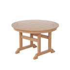Ensemble de salle à manger extérieur 5 pièces rond Polytrends Altura en polyéthylène écologique résistant aux intempéries