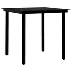 vidaXL Ensemble de salle à manger d'extérieur pour patio, table et chaises de jardin