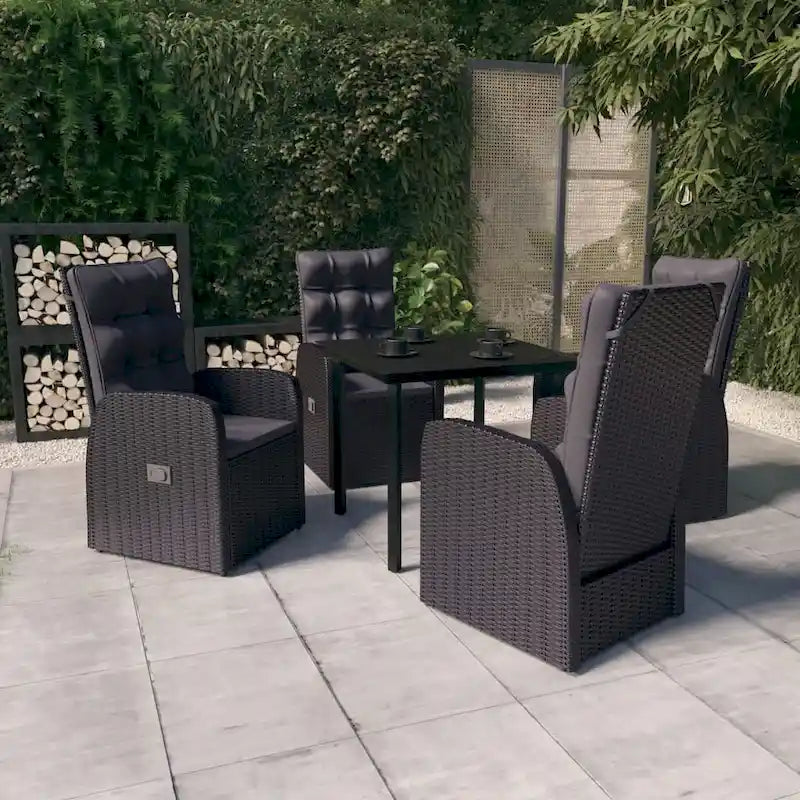 vidaXL Ensemble de salle à manger d'extérieur pour patio, table et chaises de jardin