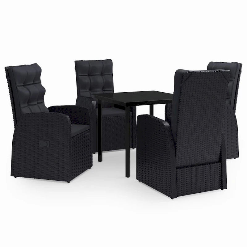 vidaXL Ensemble de salle à manger d'extérieur pour patio, table et chaises de jardin