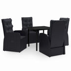 vidaXL Ensemble de salle à manger d'extérieur pour patio, table et chaises de jardin