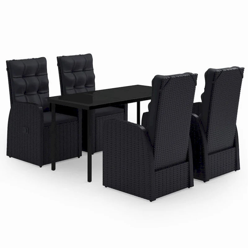 vidaXL Ensemble de salle à manger d'extérieur pour patio, table et chaises de jardin