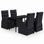 vidaXL Ensemble de salle à manger d'extérieur pour patio, table et chaises de jardin