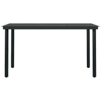 vidaXL Ensemble de salle à manger d'extérieur pour patio, table et chaises de jardin