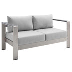 Ensemble de 3 pièces Shore Sunbrella en aluminium pour patio extérieur