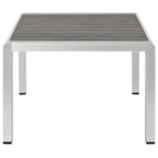 Ensemble de 3 pièces Shore Sunbrella en aluminium pour patio extérieur
