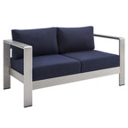 Ensemble de 3 pièces Shore Sunbrella en aluminium pour patio extérieur