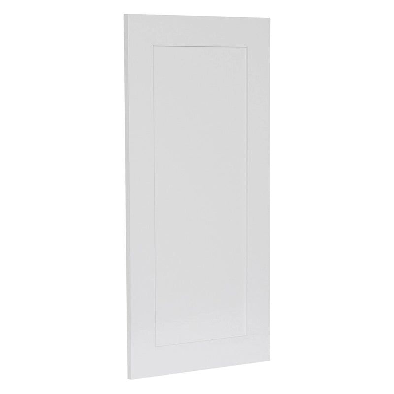 Panneau d'extrémité mural pour armoire de cuisine en aggloméré bleu/marron clair/argent/blanc/noir