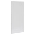 Panneau d'extrémité mural pour armoire de cuisine en aggloméré bleu/marron clair/argent/blanc/noir