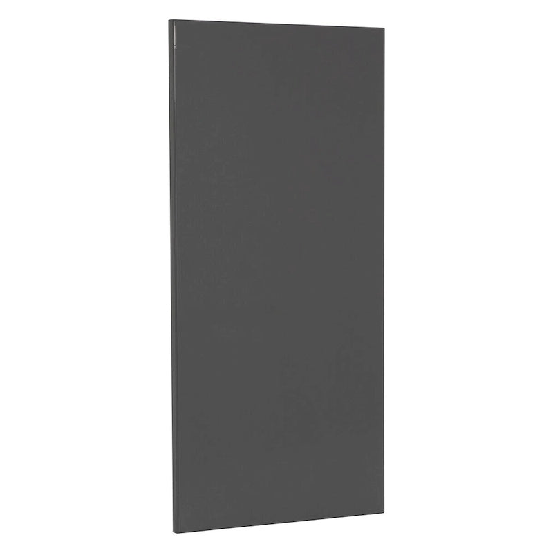 Panneau d'extrémité mural pour armoire de cuisine en aggloméré bleu/marron clair/argent/blanc/noir